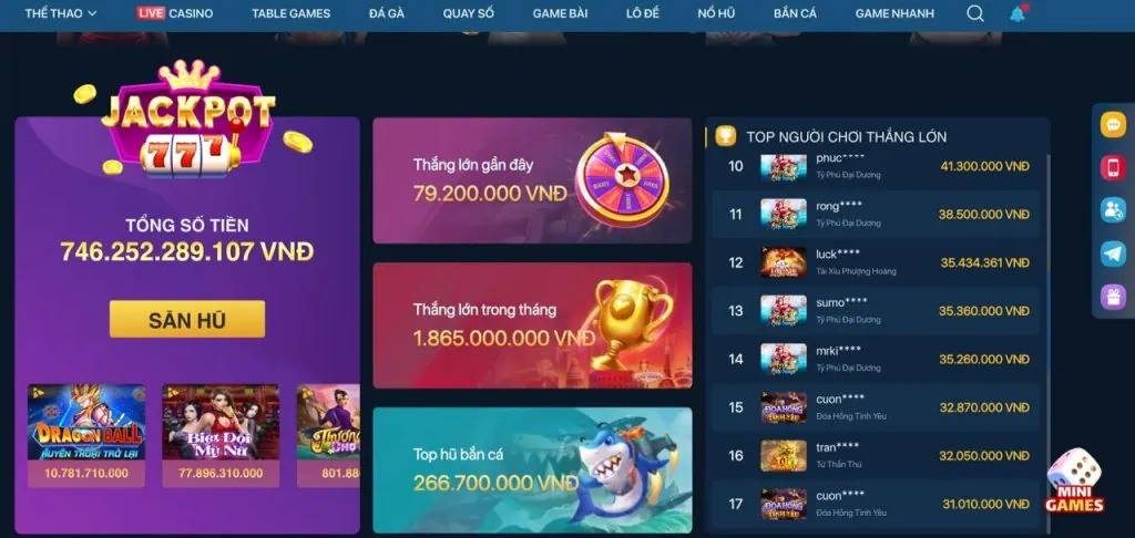 Banner khuyến mãi nạp lại hàng ngày và vòng quay miễn phí