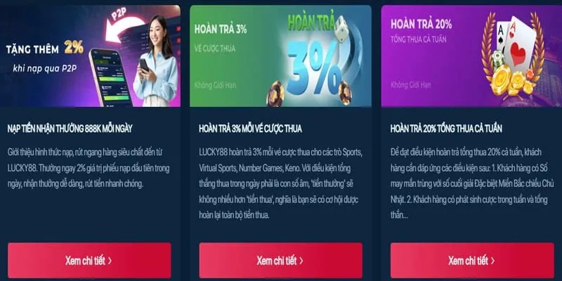 Chương trình hoàn trả cược hàng ngày gacam67 nổ hũ
